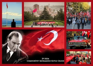 Imagenes del día de la República turca